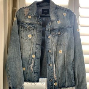Rails Embroidered Denim Jacket